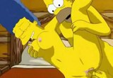 Homer Simpson šuká s Marge – kreslené porno